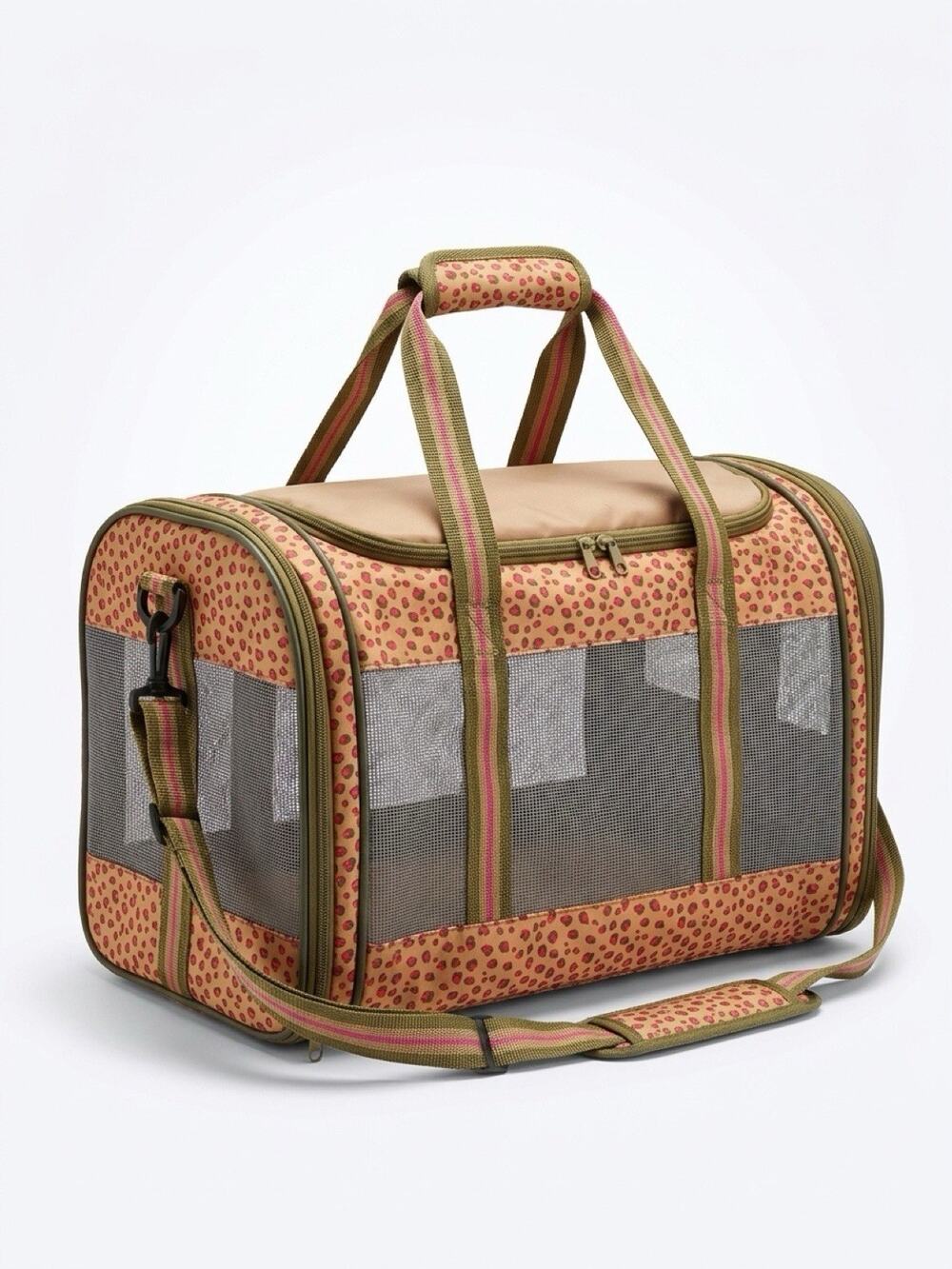 Everyday Medium Pet Carrier pet carrier For Cats & Small Dogs 16x11” Nylon Mesh